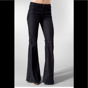 7 for All Mankind Dark Wash Bell Bottom Jeans
